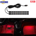Led d'ambiance USB pour voiture - intérieur premium